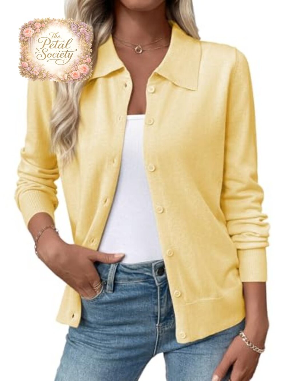 Womens Lightweight Wool Blend Button Down Cardigan Sweater Long Sleeve